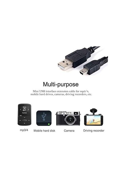 Ancheyn Mini Usb To Usb Data Şarj Kablosu 1.5 Metre 4575