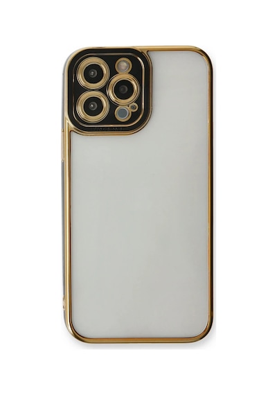 Apple İphone 13 Pro Max Kılıf Liva Lens Silikon - Siyah 0.2M-Çok Renkli