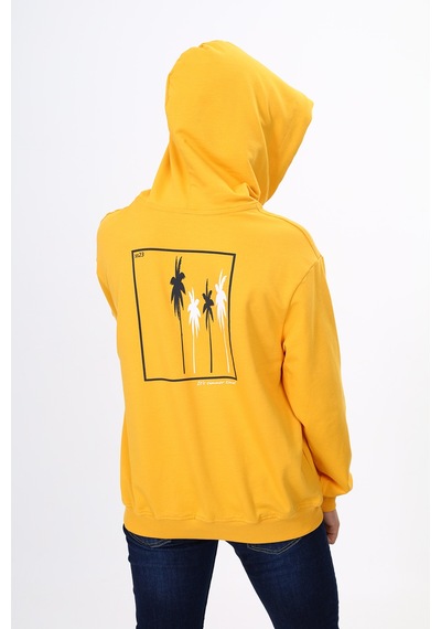 Toontoy Kids Toontoy Erkek Çocuk Baskılı Sweatshirt Hardal
