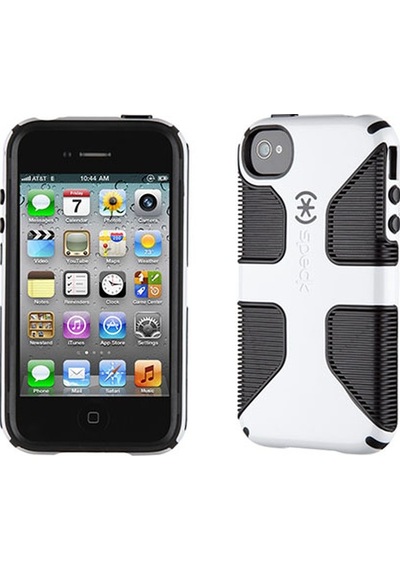 Speck Candyshell Grip Apple Uyumlu iPhone 4s/4 İle Sert Kılıf Beyaz Spk-a1231 Beyaz