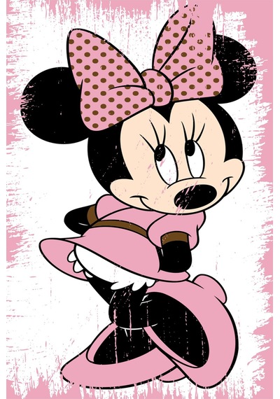 Mickey Mouse Tasarımlı Ahşap Poster Renkli - 645065832