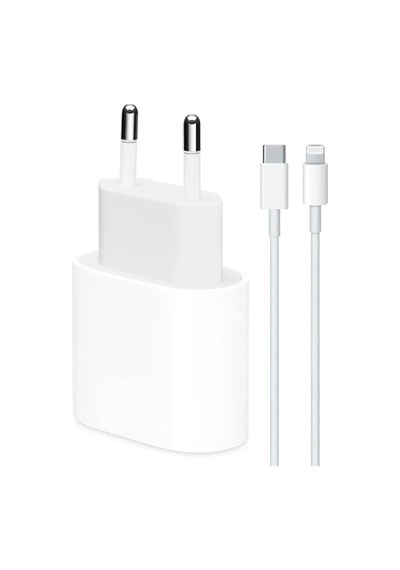 5 Adet 25w Usbc Adaptörü Ve 1m Usbc Lightning Pd Kablo Şarj Seti