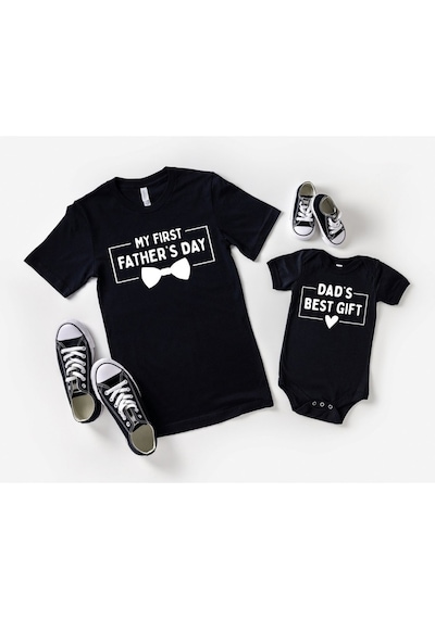 Baba Oğul First Fd Best Gift Zıbın Tshirt