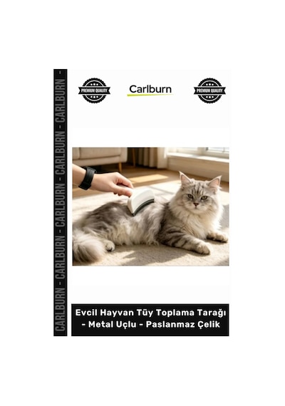 Özel Üretim Kedi Köpek Bakım Masaj Evcil Hayvan Tüy Toplama Tarağı Metal Uçlu Paslanmaz Çelik Çok Renkli