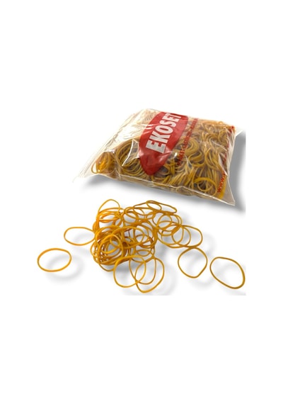 Kauçuk Paket Lastiği Küçük Boy 40mm 3 Bin Adet Natural Renk