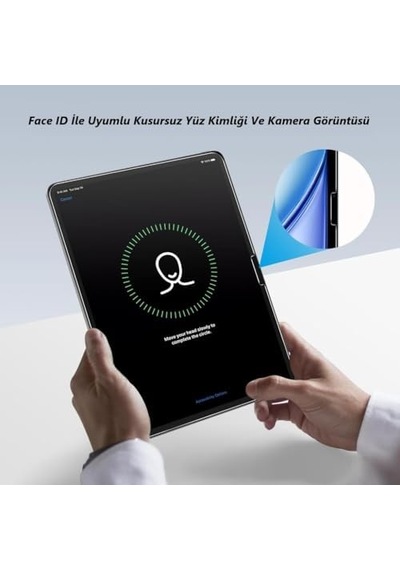 Apple İpad Air 13 İnç Ekran Koruyucu 9h Parlak Nano Şeffaf M2 M3 M4 İle Uyumlu