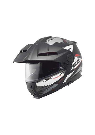 Schuberth E2 Çene Açılır Motosiklet Kaskı Trail Grey Gri