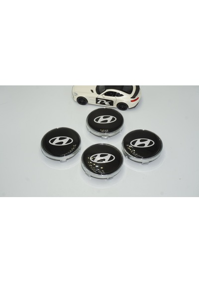 Hyundai Jant Göbeği Gümüş Kapak Seti 60mm