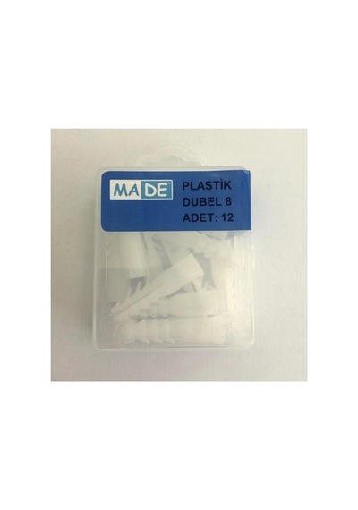 Kaliteli Plastik Dübel 8mm 12 Adet