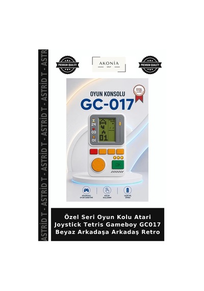 Özel Seri Oyun Kolu Atari Joystick Tetris Gameboy Gc017 Beyaz Arkadaşa Arkadaş Retro
