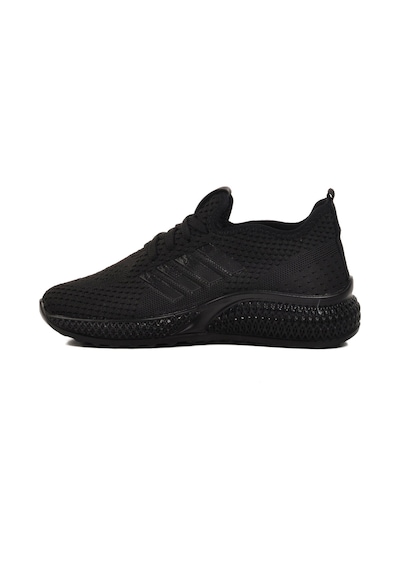 Siyah Hafif Triko Unisex Spor Ayakkabı Veneto G Siyah
