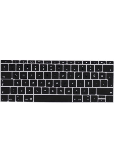 Apple Uyumlu MacBook Pro 13.3' A1708 Q Klavye Koruyucu Silikon Ped 001