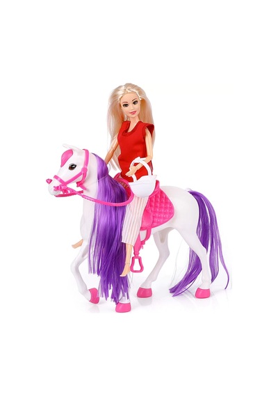 Jasmine Atlı Bebek Beyaz-pembe Glt-e301-b