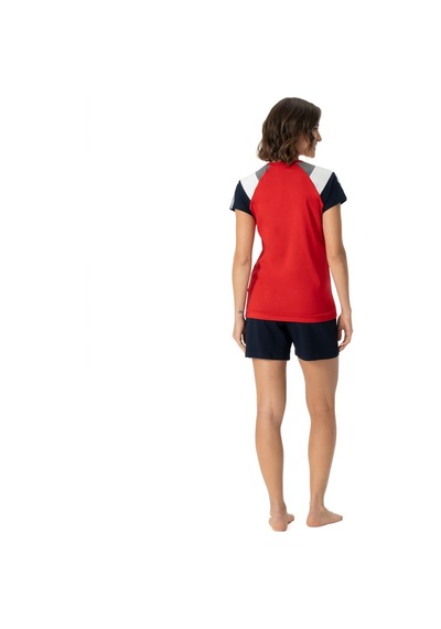 U.s. Polo Assn. Kadın Kırmızı T-shirt Cepli Şort Takımı-kırmızı Kırmızı