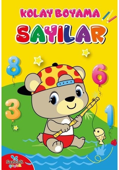 Kolay Boyama - Sayılar- Sancak Çocuk