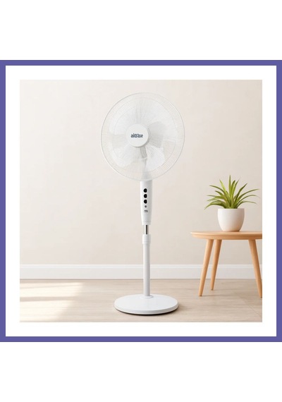 Bezos 16'' 5 Pervaneli Ayaklı Vantilatör - Sessiz, 140 Cm, 3 Kademe Nıda