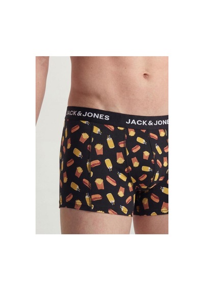 Jack & Jones Jack Jones Kevın 3 Lü Paket Erkek Boxer 12301248 Siyah