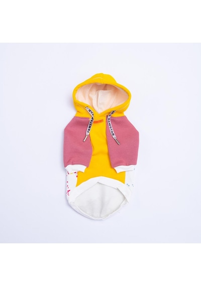 Sarı Rio Köpek Hoodie Köpek Sweat Köpek Kıyafeti Kedi Kıyafeti
