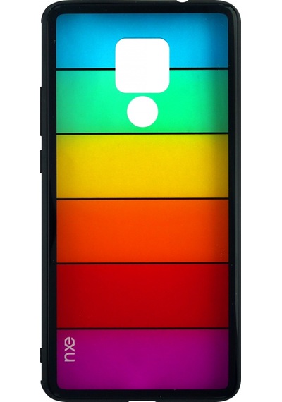 Nxe Design Huawei Mate 20 Uyumlu Arka Koruma Arka Koruma Kılıf - Kırmızı Kirmizi