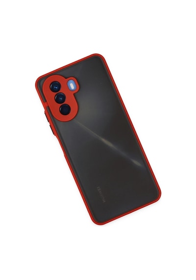 Huawei Nova Y70 Kılıf Montreal Silikon Kapak - Kırmızı Düz Renkli