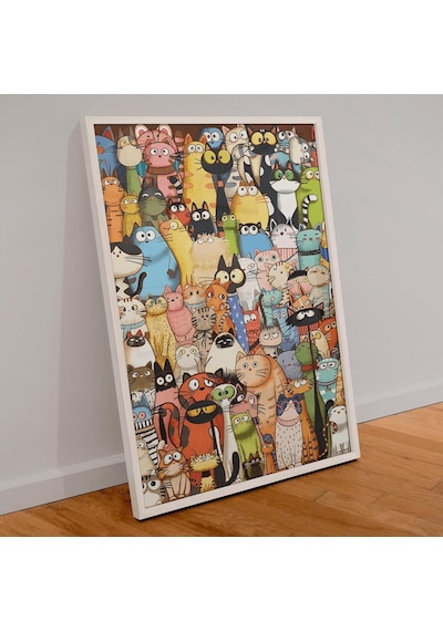 1000 Parça Puzzle Miyav Mahalle