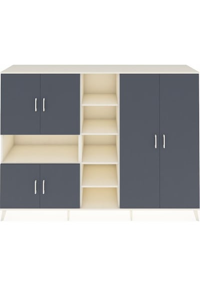 Hyperion Dolap 13 Raflı 6 Kapaklı 220x44x163 Aytaşı-antrasit/ayta Aytaşı-antrasit/aytaşı Hyperion Dolap 13 Raflı 6 Kapaklı 220x44x163 Aytaşı-antrasit/ayta Aytaşı-antrasit/aytaşı