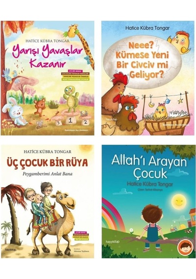 Hatice Kübra Tongar Çocuk  Kitapları 4 Lü Set