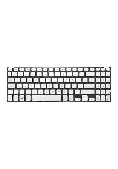 Asus X515ea-bq8671058 Uyumlu Notebook Klavyesi, Laptop Tuş Takımı Silver, Gri Tr