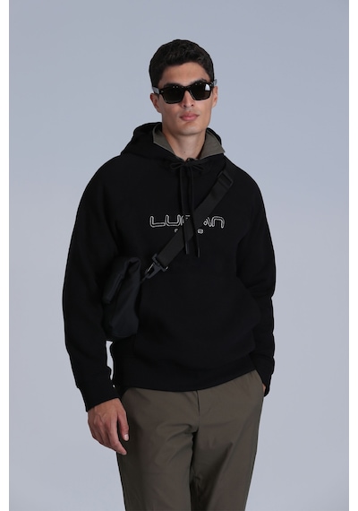 Lufian Erkek Brave Sweatshirt 112030152 Siyah Siyah