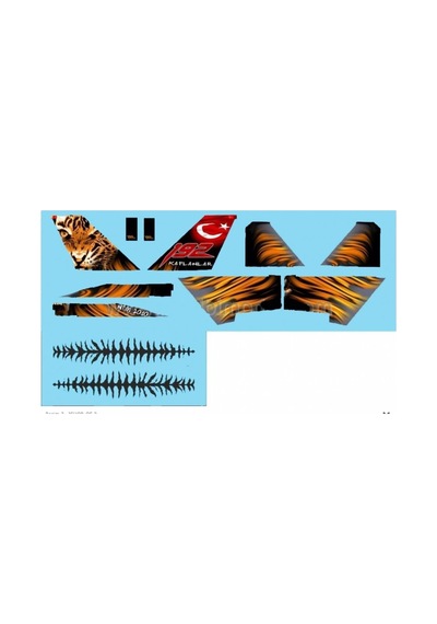 Babibi Dbt01261 1/72 Ölçek, F-16d, Ntm-2010, Dekal Çıkartma