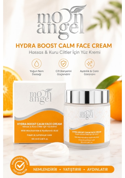 Hydra Boost Krem Kuru Ciltler İçin Yoğun Nemlendirici Yüz Bakım Kremi Niacinamide + Hyaluronic 100 Ml