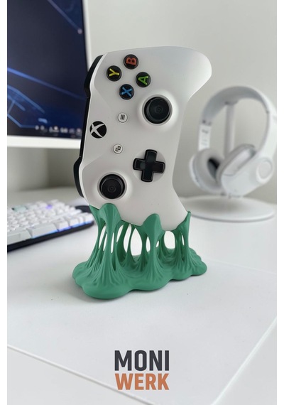 Xbox Uyumlu Bubble Gum Tasarımlı Yeşil Oyun Kolu Standı