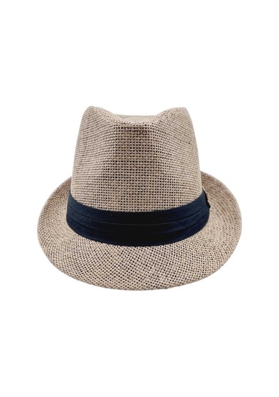 Tezzgelsin Unisex Yazlık Hasır Jackson Fötr Şapka Cappuccino