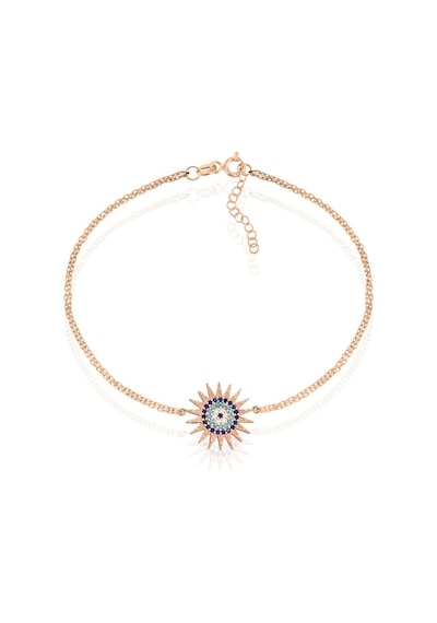 Brezza Lusso Jewelry 925 Ayar Gümüş Güneş Figürlü Kadın Bileklik