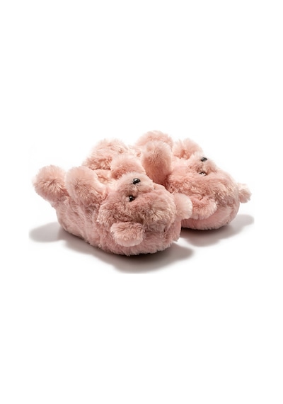 Twigy Teddy Kadın Hayvanlı Panduf Gül Kurusu 36/41 PEMBE