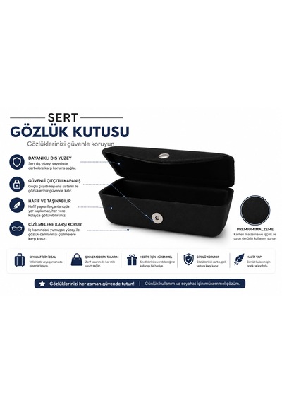 Gözlük Kutusu /  Hediyeli Losyon ve Silme Bezi ile Herkes İçin