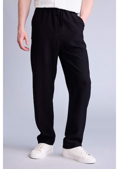 Defacto Beli Bağcıklı Baggy Fıt Pantolon H0412ax26smbk81 Siyah-bk81
