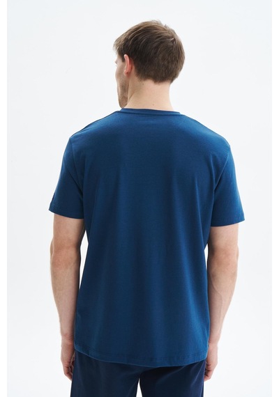 AR-MA Arma Erkek Regular Fit Basic Süprem V Yaka Tişört Y29344472102 İndigo