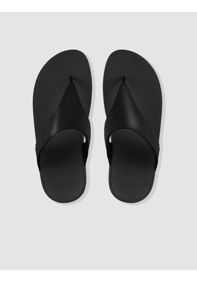Fitflop Lulu I88 Hakiki Deri Siyah Kadın Parmak Arası Terlik Siyah