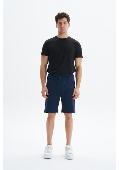 AR-MA Arma Erkek Regular Fit Basic Süprem % 100 Pamuk Yandan Ve Arka Cepli Şort Y29504279302 Lacivert