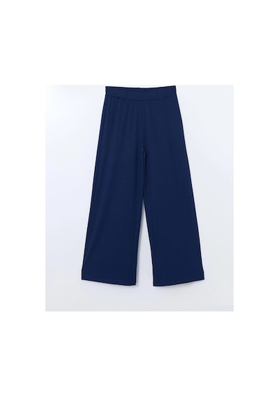 LC Waikiki Lcwaıkıkı Classic Lacivert Beli Lastikli Geniş Paça Kadın Pantolon Lıght Navy LC Waikiki Lcwaıkıkı Classic Lacivert Beli Lastikli Geniş Paça Kadın Pantolon Lıght Navy
