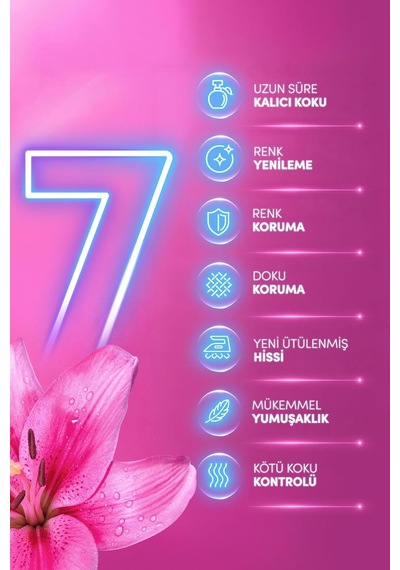Yenileme Etkili Yumuşatıcı Çiçek Ferahlığı 1,2l 1000'li Set