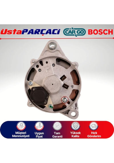 Bosch - Cargo Alternatör 14v 65a Tofaş Doğan Kartal Slx Fiat Uno Tempra Tipo Şarj Dinamosu 7715319