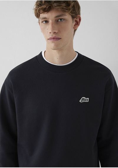 Mavi Logo Sweatshırt Antrasit