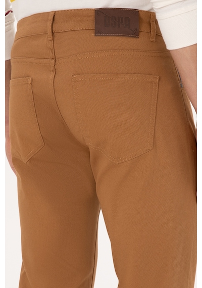 U.s. Polo Assn. Erkek Pantolon Kanvas-chino 50316835-vr233 Bisküvi