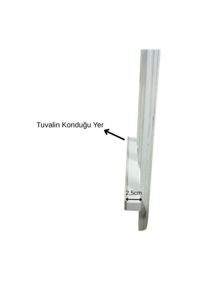 Ahşap Çam Şövale 52x35cm