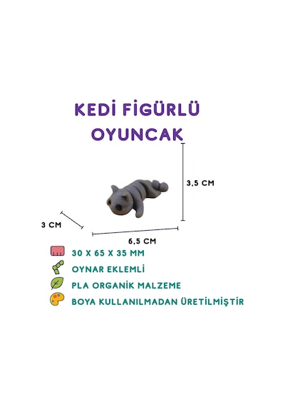 7'li Set Ahtapot İskelet Kuş Unicorn Kaplumbağa Tukan Kuşu Yarasa