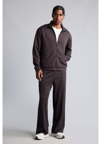Defacto Ultra Yumuşak Baggy Fit Elastik Bel Ön Dikiş Detaylı Dalgıç Kumaş Jogger Pantolon H6171ax26aubn338 Kahve-bn338
