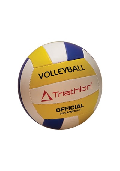 T123 Beyaz-sarı Voleybol Topu Sarı - Beyaz - Mavi