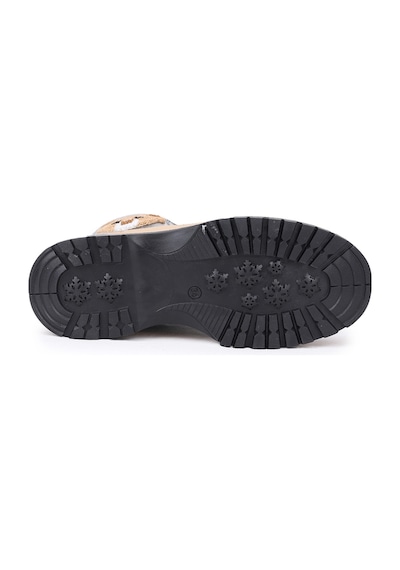 Kiko Kids Termo Taban Kız Çocuk Bot 625 Kırışık Cilt Siyah